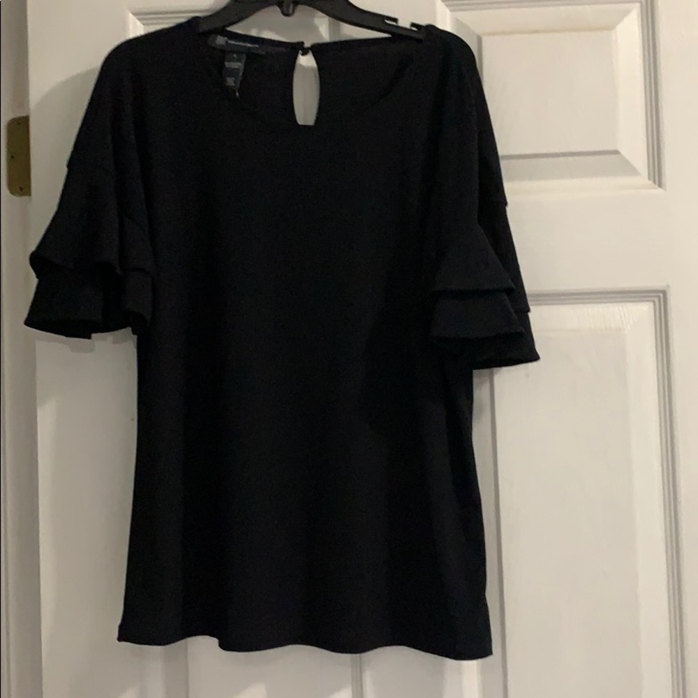 INC International Concepts Short Sleeve ROCOCO Top
